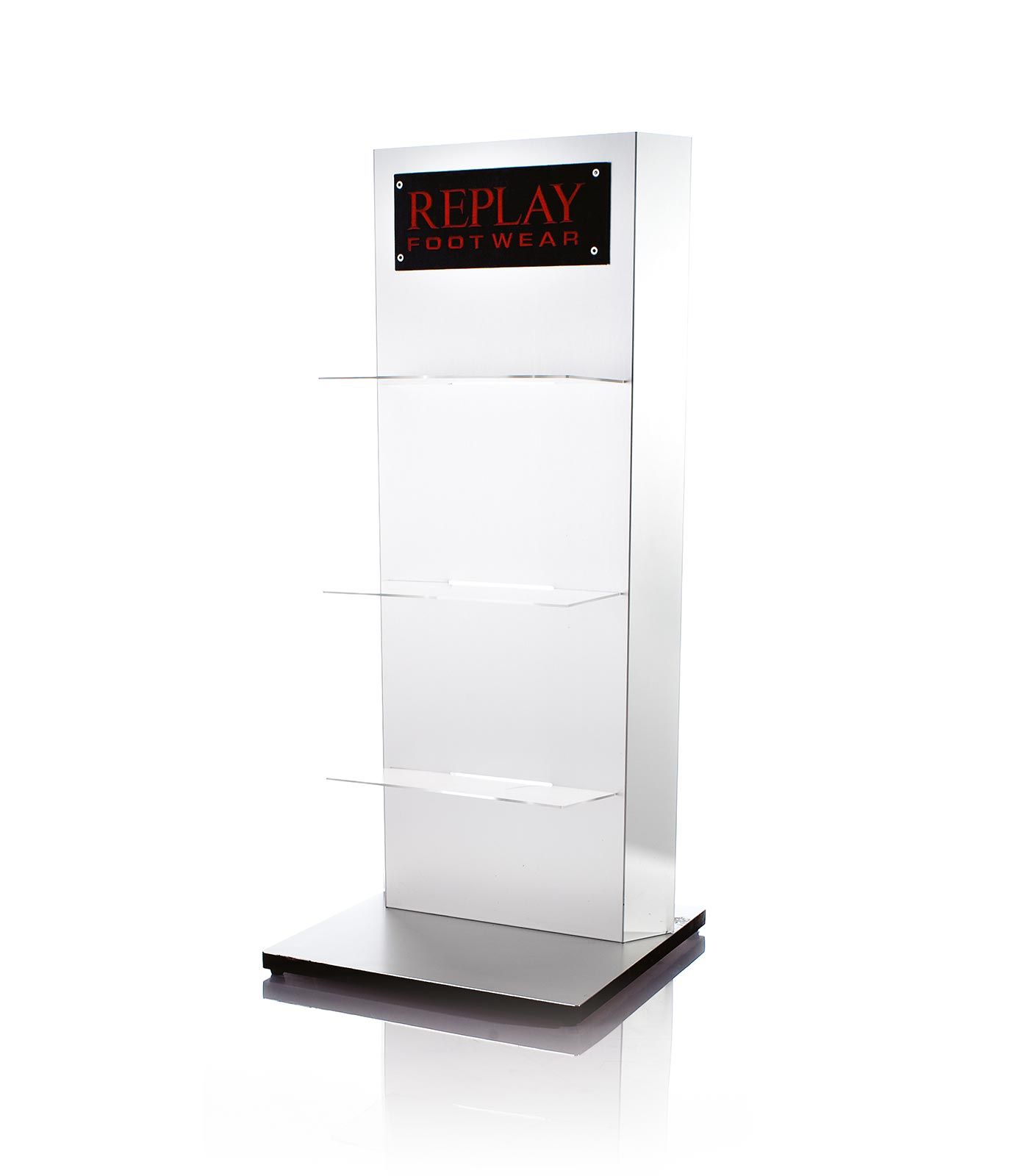 espositore in alluminio 90cm REPLAY